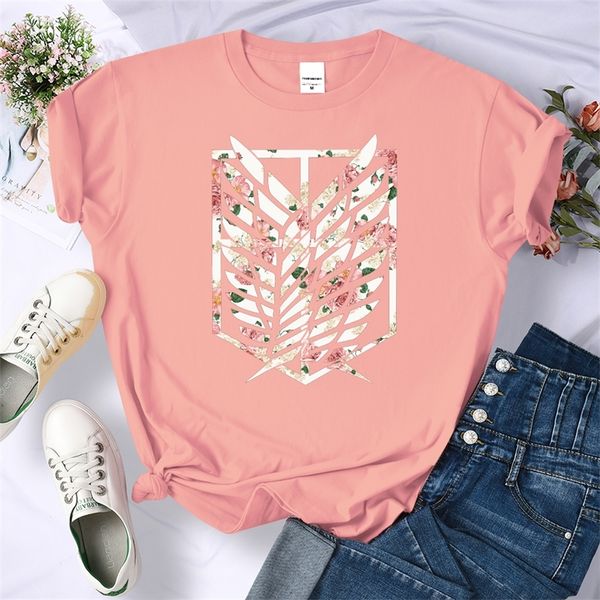 

anime attack on titan comics printing t shirts female harajuku brand tshirt summer crewneck clothing fashion oversize 220602, White
