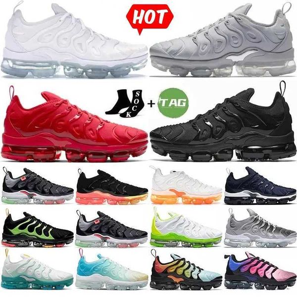 

designer tn plus runner casual shoes mens royal gradients triple black white coquettish purple neon wolf grey men woman womens tns sports