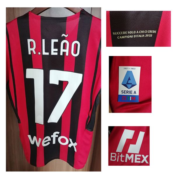 

american college football wear 2022 player version campioni jersey ibraimhimovic giroud leao tonali succede solo a chi ci crede campioni dit, Black