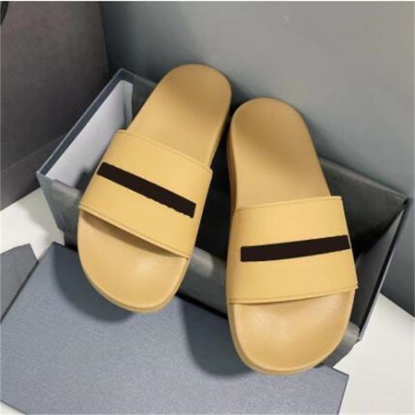 

new paris fashion men women sandal designer slipper font shoes slide fashion sandals flat flip flop size 35-45, Black