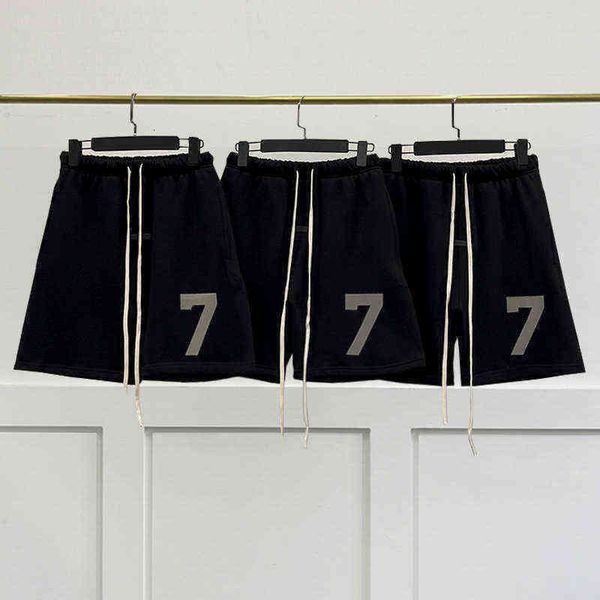 

drawstring streamer essential high street capris shorts casual sports jogging fitness breathable quick dry beach travel trend popular pure c, White;black