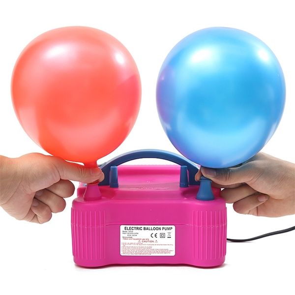 Hochspannung Ballonpumpe Elektrische Ballon Pumpe Inflator Maschinenluftballongebläse Elektrische aufblasbare Kugel 220527