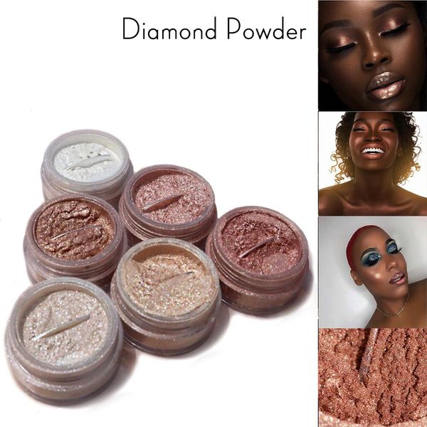 

diamond glow powder 20 colors bronze body highlighter dust loose powder broadway yasss face brightening highlight