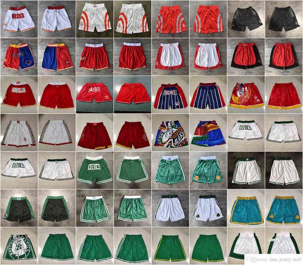 

team basketball shorts just don city version wear sport pant with pocket zipper sweatpants hip pop white red black blue purple, White;black