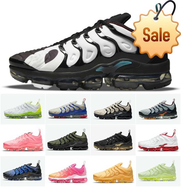 

2022 boots tn plus running shoes men knicks black bubblegum yolk cherry all red cool grey neon olive p