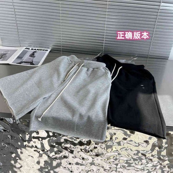 

75% off factory direct online summer women's hemmed shorts embroidered small triumph casual loose cropped pants pure cotton terry strai, White;black