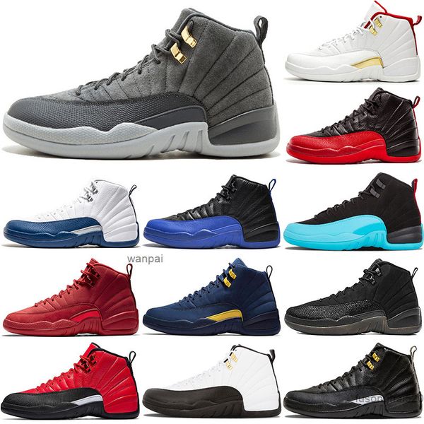 

2022 2021 wholesale retro men 12 12s basketball shoes black purple blue stone cny dark concord fiba flu game gym red michigan o-black taxi t