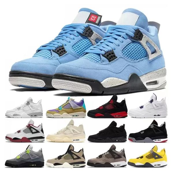 

sail 4 4s mens basketball shoes sneakers rebellionaire heritage university blue fire red oreo obsidian bred black cat dark mocha white cemen