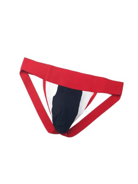

men cut and sew jockstrap 89sn#, Black;brown