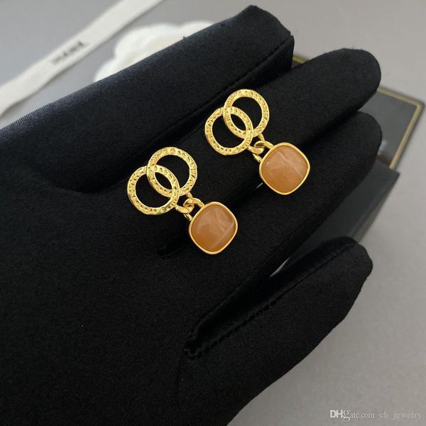 

gold enamel technology women's zircon luxury earrings0, Golden;silver