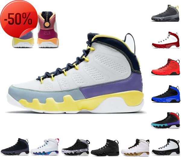 

2022 mens basketball shoes 9s jumpman 9 motorboat jones change the world racer university blue gold gym red black white sport sneakers r