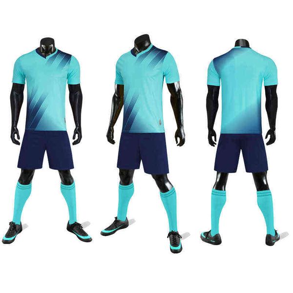 

2021 football suit men's and women's short sleeve chilen's match training, Gray