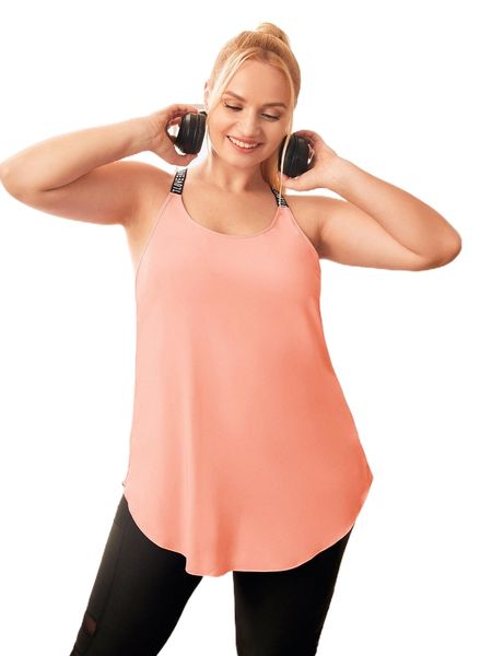 

plus softness letter tape criss cross back sports i1gd#, Black