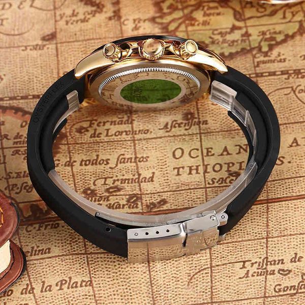 

designer good e luxury watches wristwatch to full-function cat's eye six needle watch men's classic gorgeous 6e35, Slivery;brown