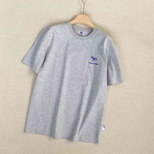 

women's t-shirt spring ader men's and women's lovers three foxes t-shirt casual loose short sleeved women, White