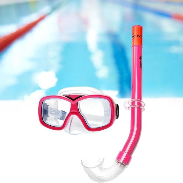 Máscaras de mergulho Kids Snorkel Conjunto de máscara seca Máscara juvenil de snorkeling júnior para criança