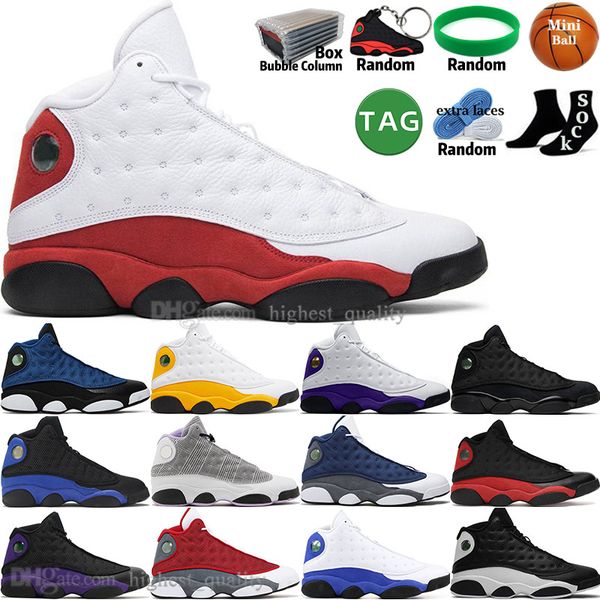 

brave blue red flint bred hyper royal 13 13s mens basketball shoes del sol court purple houndstooth black cat he got game phantom men sports