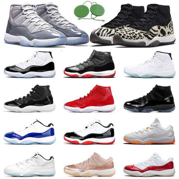

2022 jumpman basketball shoes 11 11s men women cool grey animal instinct legend blue citrus 25th anniversary concord cap and gown trainers, White;red