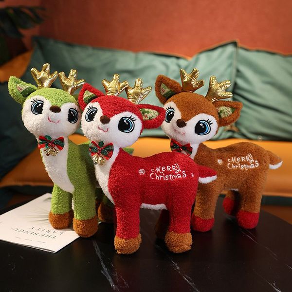

children toys stuffed animals & plush 35cm christmas milu deer dolls surprise birthday gift for children