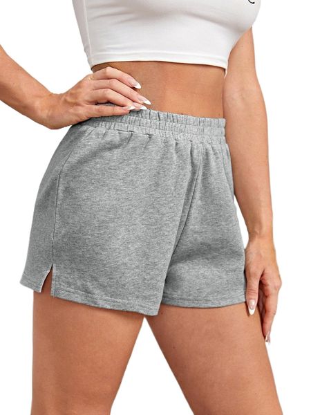 

slit side track shorts p8bx#, White;black