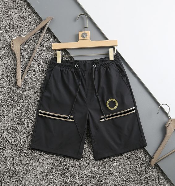 

men's shorts summer designer casual sports 2022ss year fashion quick dry men's beach pants black and white asian size m-3xl, White;black