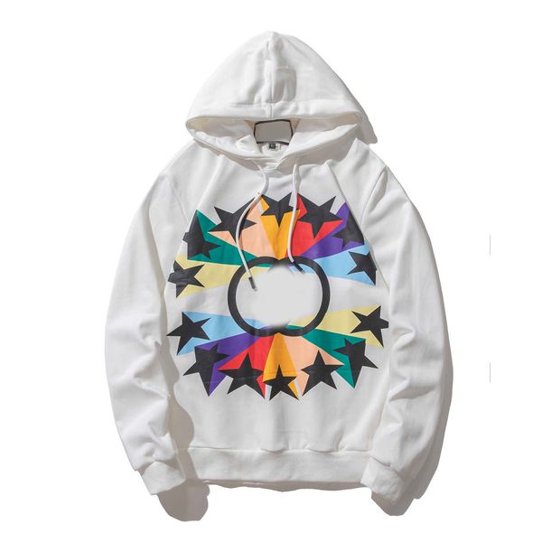 

2022 spring personality men and women hoodie sweater pullover brand luxury designer sweatshirts sportswear casual fashion street men's, Black