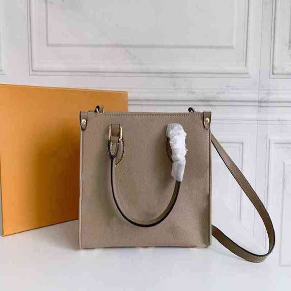 

luxurys designers bags handbags women messenger handbag sac plat embossing onthego small tote shoulder crossbody bag ph94