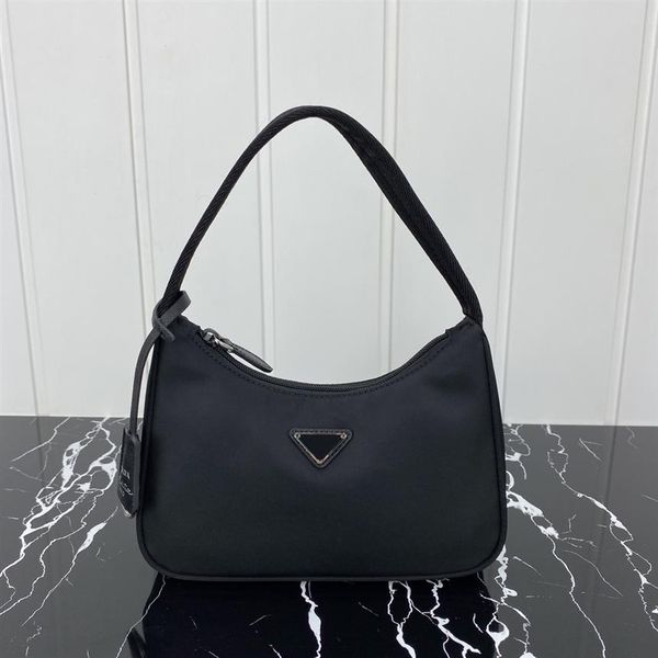 

hobo underarm shoulder bags fashion parachute fabric nylon handbags tote luxury designer moon shaped middle evening b282s