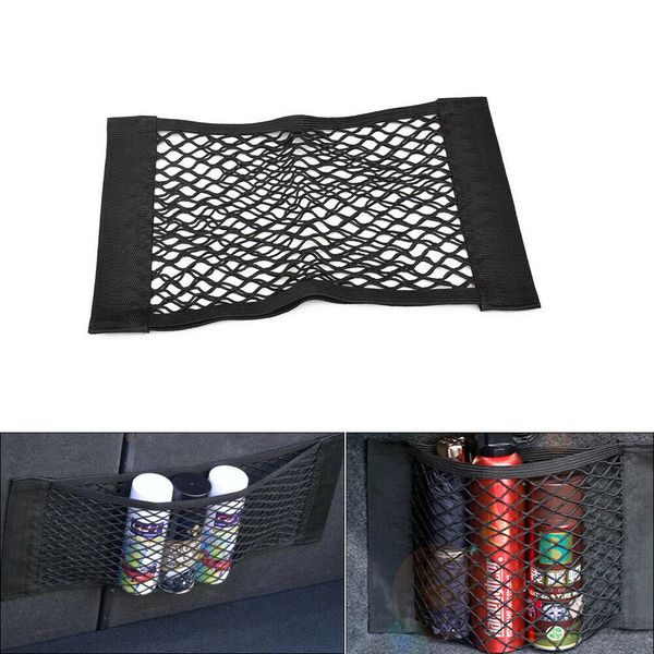

car trunk boot cargo net luggage storage organiser rear seat cargo net elastic