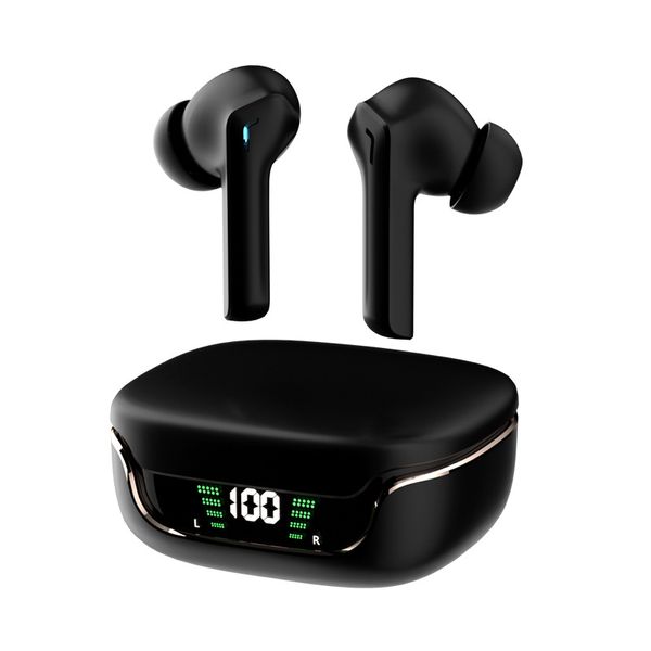 Fones de ouvido sem fio bluetooth display digital gaming headset bluetooth 5.3 telefone celular com cancelamento de ruído 2zidp