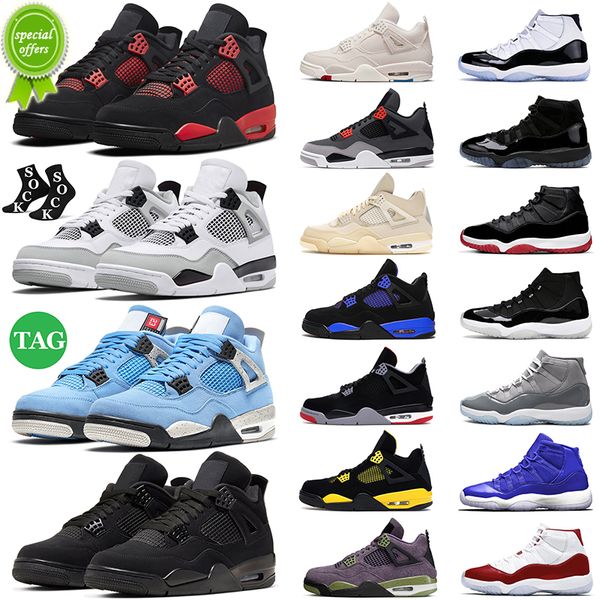 

jumpman 4 4s basketball shoes mens womens military black cat red thunder university blue sail 11 cool grey concord bred trainers sports