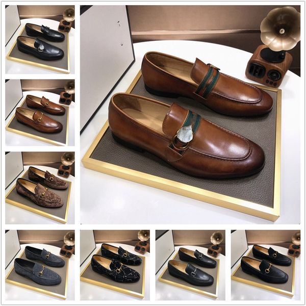 

loafer wedding dress shoes for men fashion style original designer shoe luxury genuine leather handmade man shoes, Black