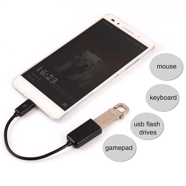 OTG Adaptör Mikro USB kabloları OTG USB-Cable Micro-USB Samsung LG Xiaomi Android Telefon