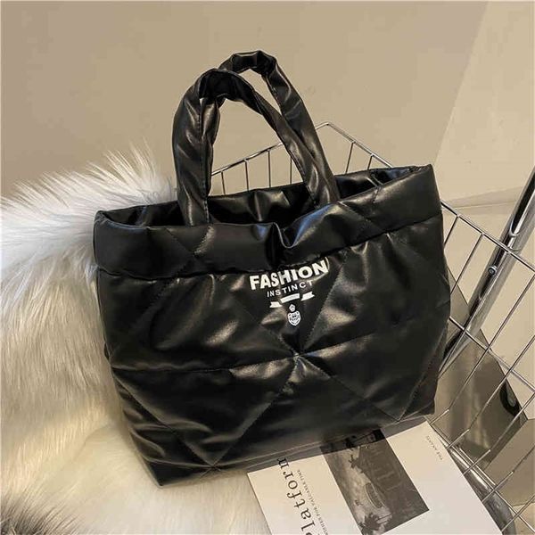 

bubble embroidered portable bag autumn and winter ins fashion shoulder simple texture commuter tote bag 75% purses stores sale