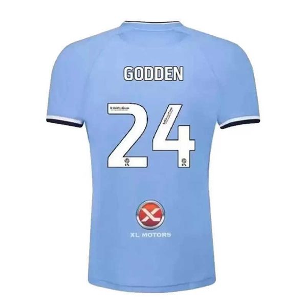 

haveluxury 22 23 coventry city soccer jersey o hare sheaf gyokeres godden hamer 2022 2023 home blue men kids kit football shirts camiseta d, Black
