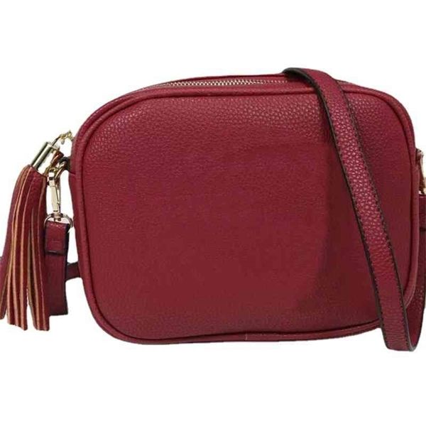 

68% off girl's small round litchi pattern messenger women's one shoulder fashion tassel shopping bag