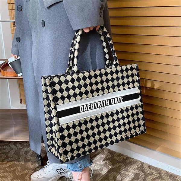 

chessboard sense autumn winter trend versatile large capacity fashion single 56% off online wholesale 12ap