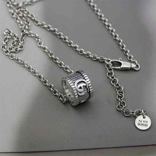 

fashion fresh gear grain lutong pendant silver women's necklace simple valentine's gift