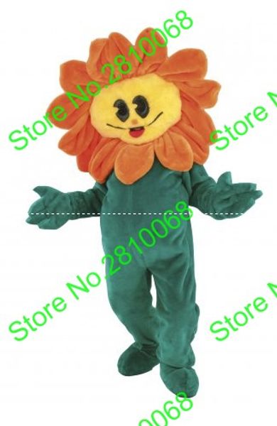 

mascot doll costume custom made eva material sunflower mascot costume cartoon apparel halloween birthday 568, Red;yellow