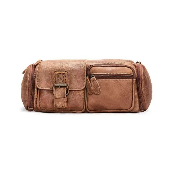 

waist bag frosted waist men's multifunctional large capacity cht head leather single shoulder diagonal cross bag