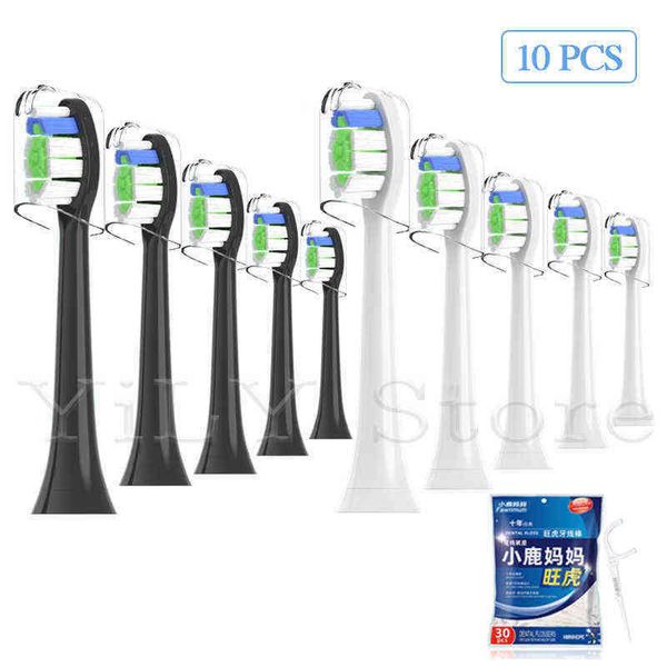 

toothbrush replaceable brush head for hx6064 hx6930 hx6721 hx3220 hx3216 hx9028 hx3226 hx9362, soft and clean, in accordance with en 0303