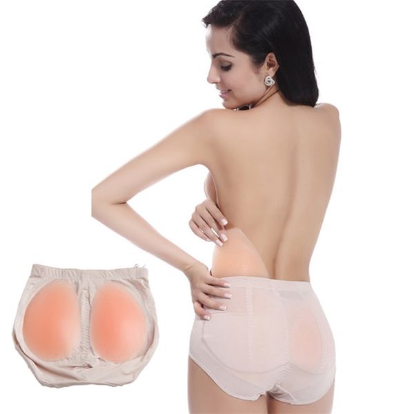 Natral Silicone Pad Enhancer Culo Finto Mutandine Hip Butt Lifter Intimo Invisibile Fondo Shaper Mutandine modellanti imbottite senza cuciture 220702