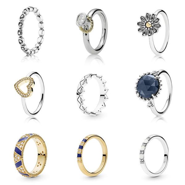 

2019 new 100% 925 sterling silver ring 190862 190830cz 190902 190925cz 198033cz 190910nbc 168057cz 168052cz 198052cz265w