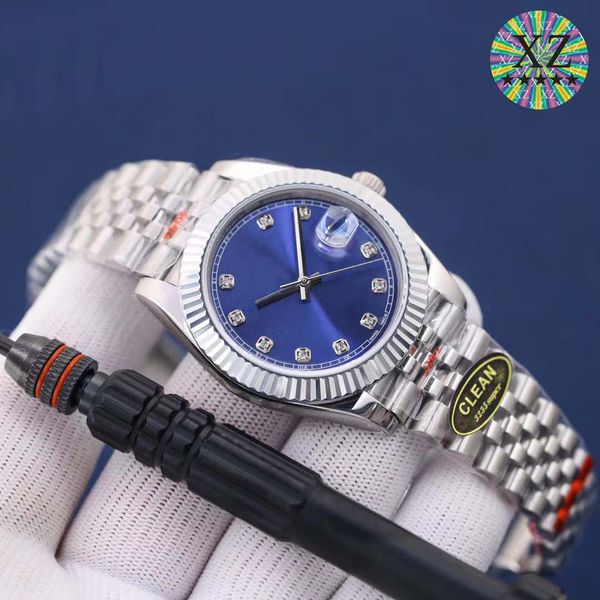 

luxury designer men's automatic mechanical watch 36/41mm full stainless steel luminous waterproof watch couples classic watches, Slivery;brown