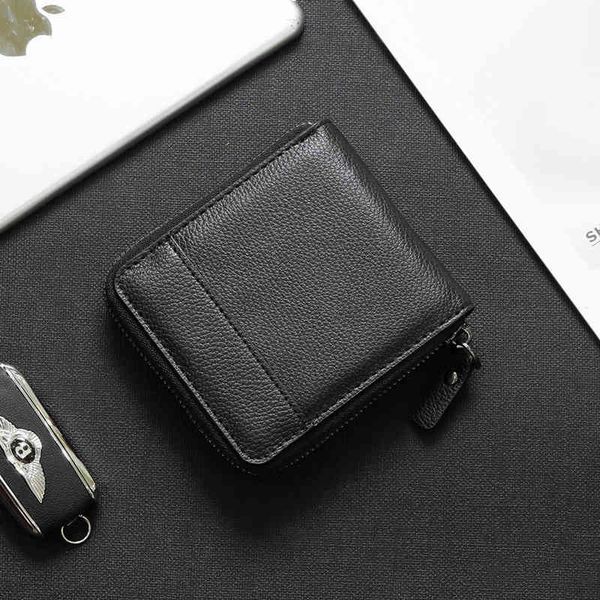 

handbags bags 2022 korean wallet men's short horizontal multifunctional lattice, Black;red