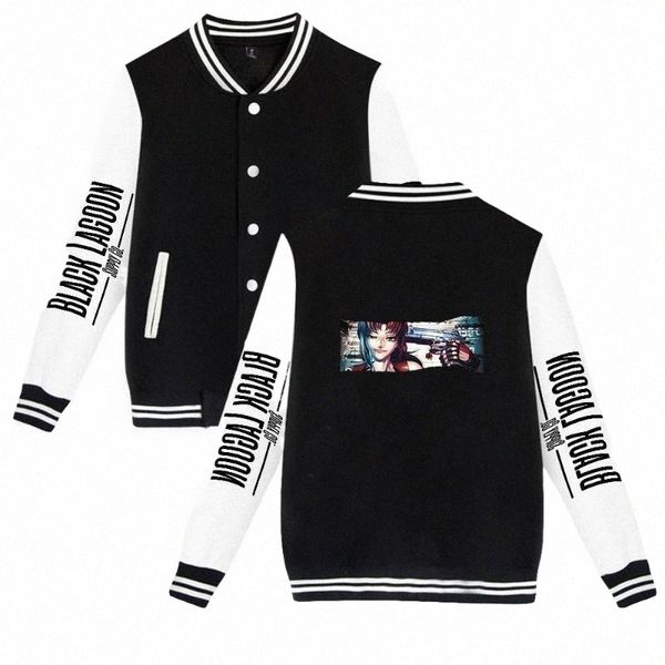 

men's jackets anime black lagoon jacket harajuku y2k hip hop bomber men women autumn loose sweatshirt coat casual oversized clothes 33p, Black;brown
