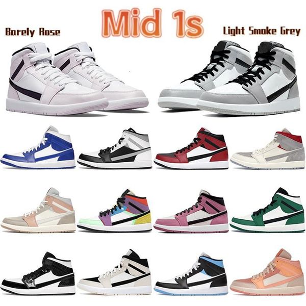 

designer 1s basketball shoes 1 unc bred university blue mid light smoke grey black white high hyper royal dark mocha chicago twist men women