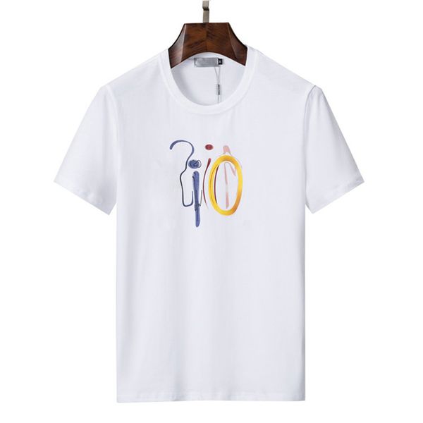 

2022 mens t shirt designer shirts for men women loose tees woman with letters casual man tshirt print short sleeves sell asian size m-xxxl, White;black