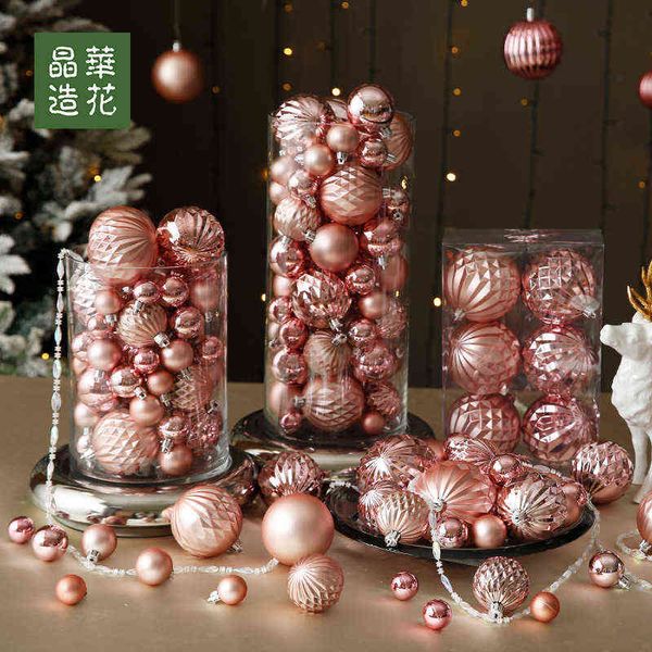 

factory outlet jinghua 3-15cm pearl light ball crystal christmas pendant ornament