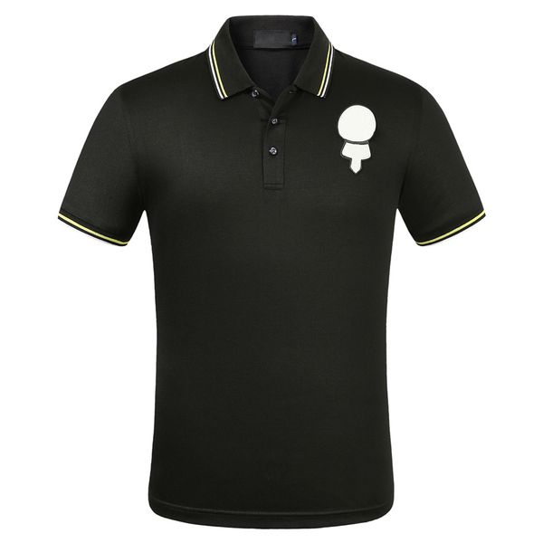 

summer men and women designer lapel t-shirt polo shirt slim fashion brand jacket casual shirt letter printing high-end clothing street short, White;black